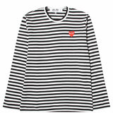 Comme des Garçons Play T-Shirts PLAY STRIPED T-SHIRT
