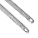 Snow Peak Odds & Ends SILVER / O/S TITANIUM FORK & SPOON SET