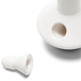 Summerland Ceramics Odds & Ends GLOSSY WHITE / O/S PLEASURE POINT 10"