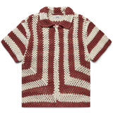 BODE Shirts FLAGSHIP CROCHET SHIRT