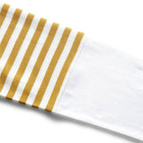 Comme des Garçons Play T-Shirts STRIPED WHITE SLEEVE T-SHIRT