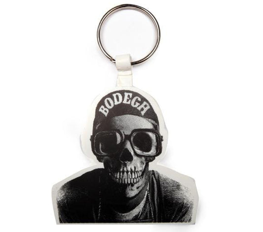 Bodega Bags & Accessories White/Black Mars Deadman Keychain