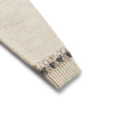 Kapital Knitwear 5G WOOL NORDIC SMILIE PATCH RAGLAN SWEATER