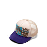 Kapital Headwear PURPLE/ECRU / O/S DENIM MEN LOVE CATS TRUCKER CAP
